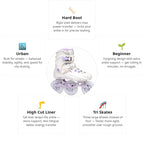 Flying Eagle X7T Reaver Tri Purple Skates