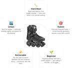 Flying Eagle X3 S7680 Shrike Black Skates