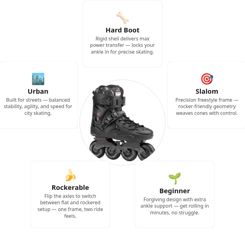 Flying Eagle X3 S7680 Shrike Black Skates