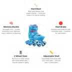 Flying Eagle S8 Sprout Blue Skates